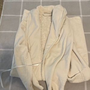 Plush pottery barn robe